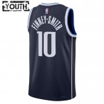 Dallas Mavericks Trikot Dorian Finney-Smith 10 Jordan 2022-23 Statement Edition Navy Swingman - Kinder